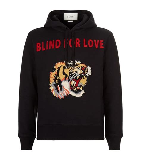 hoodies gucci tigre blind for love m prezzo 2018